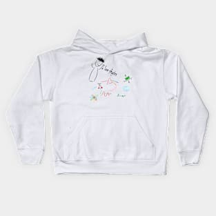 Love physics Kids Hoodie